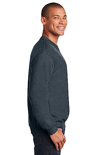 Image of Gildan Men's Cotton Spandex Polyester Blend Crew Neck Sweatshirt
