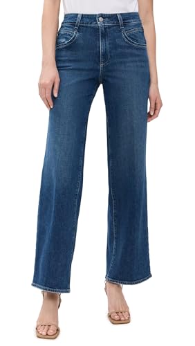 PAIGE Women's Sasha 32 Jeans with Updated Seamed Pockets, Upbeat, 30