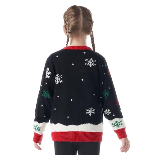 Pull de Noël moche sapin tricoté LED idée cadeau originale pour rigoler entre amis - 2