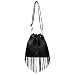 Imagen de EVEOUT Bolso de Piel Sintética para Mujer con Flecos
