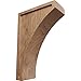 Ekena Millwork CORW03X06X10LWGM Large Lawson Wood Corbels, 3"W x 6 1/2"D x 10"H, Mahogany
