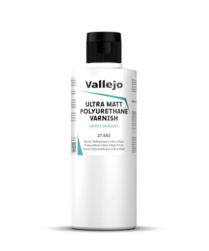 Vallejo Polyurethan-Lack, Ultra Matt, 200 ml, Einfarbig