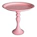 VILAVITA Cake Stands 3-Set Round Cupcake Stands with Simple Design, Dessert Cake Stand, Pink