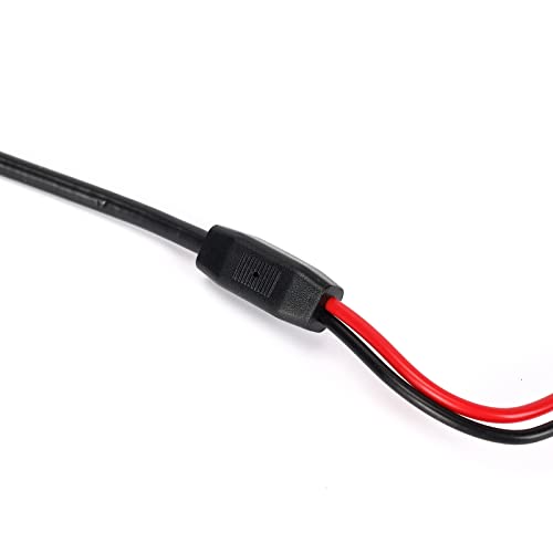 Image of 2Pcs BNC-Q9 to Double Alligator Clip Test Cable 1.5M /4.9FT for Oscilloscope, Signal Generators, Video Surveillance