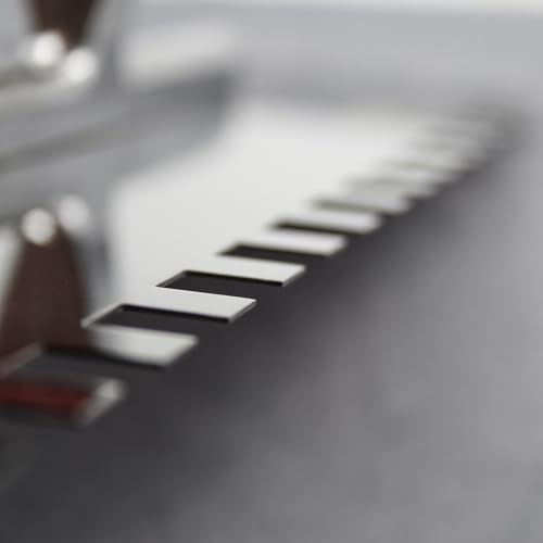 Faithfull Soft-Grip Notched Floor / Wall Tile Trowel for Applying Adhesive, Stainless Steel Blade 330 x 115mm (13 x 4.5") - 10mm Notch