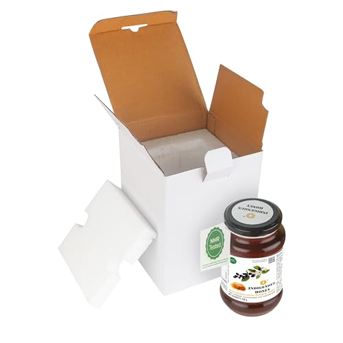 Image of INDIGENOUS HONEY Organic Jamun Honey Pure Unprocessed 17.64 Glass Jar | Raw Natural Sugar Free Monofloral Unfiltered Honey Pack of 1