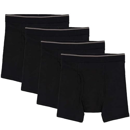Blue Ribbon Kirkland Signature Supima Cotton Men's Boxer Briefs (4 Pack) Size XL