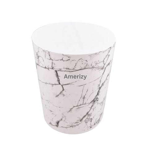 Caneca de Basura de 5 Galones con Diseño Mármol Blanco miniatura 5