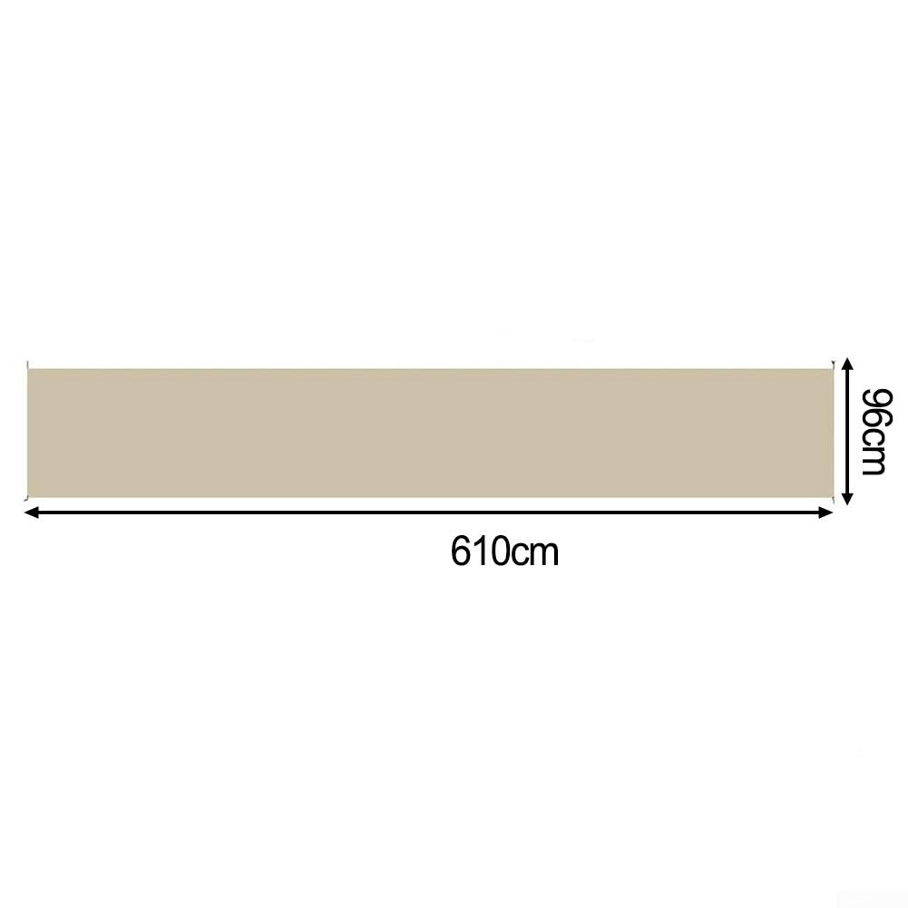 Couverture solaire en tissu Oxford 190T pour enrouleur de piscine, jardin, extérieur, rangement en rouleau (6,1 m)
