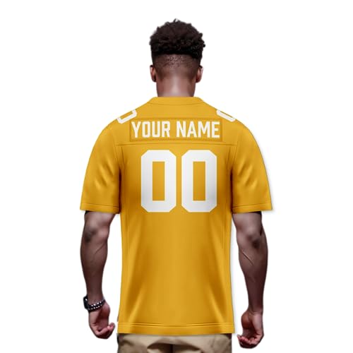 Image of Custom Replica Football Jersey with Name Number Logo