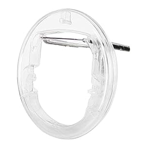 HNTKSM Huisdier deur, kattenklep Bothway veiligheidsdeur handige pluis plastic ronde automatische sluitmagneet huisdier accessoire ruisonderdrukking voor kat hond dier