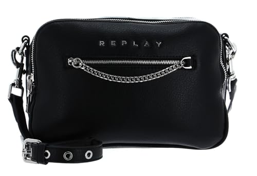 Bandolera de 24 cm Replay: bolso compacto y práctico con correa ajustable para uso diario