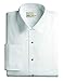 Neil Allyn Mens Tuxedo Shirt Poly/Cotton Laydown Collar 1/4 Inch Pleat (18.5 X 34-35)White