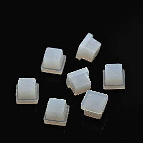 10 stücke Silikonzellenabdeckung Glasküvette Deckel Quarzküvette Silikonstopper for Größe 10mm * 10mm Küvetten Resistent Korrosion 10 / pk