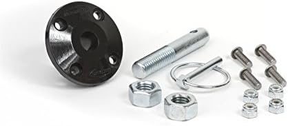 Daystar, Universal Hood Pin Kit, Black, Single, Includes Polyurethane Isolator, Pin, Spring Clip, and Related Hardware, fits all makes and models 2/4WD, KU71104BK, Made in America