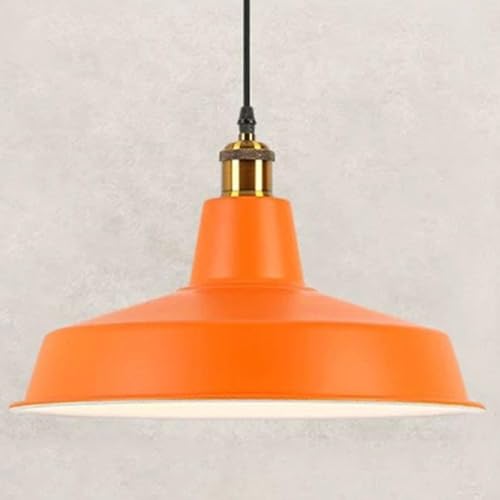 Suspension industrielle E27 en fer CGTENBS luminaire rétro
