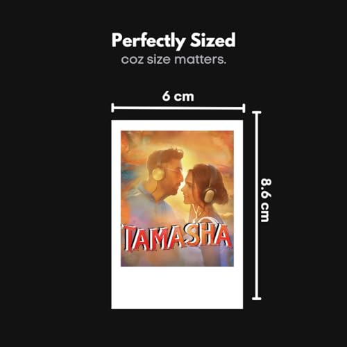 Image of Funk You Store Tamasha | Tamasha Movie Polaroids Kit (Set of 15) | OG Bollywood Movie Ranbir Kapoor, Deepika Polaroids Size (8 x 6 cm) Posters for Phone Accessories, Bedroom, Office, room decoration