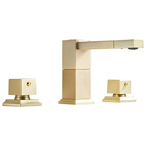 Robinet de lavabo 3 trous double poignée pour en finir avec l'eau tiède instable - 2