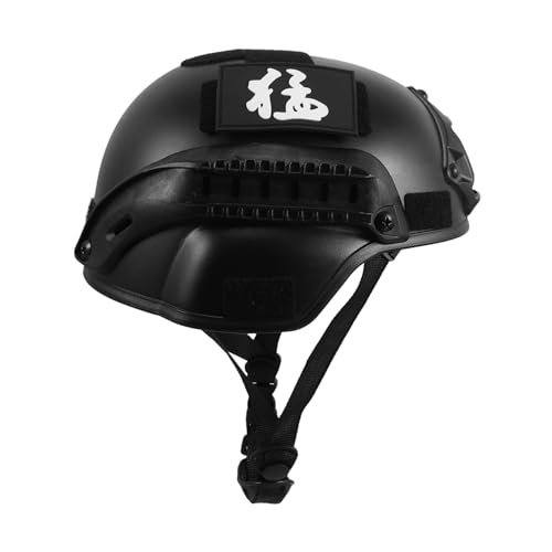 Casque militaire léger en plastique réaliste Healeved pour jeux de rôle et cosplay