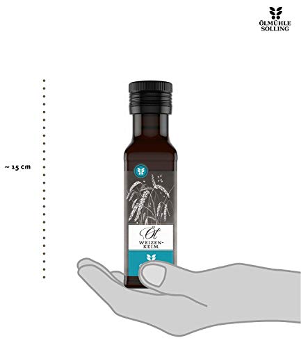 Foto von ÖLMÜHLE SOLLING - Weizenkeimöl | Mühlenfrisch kaltgepresstes Weizenkeimöl reich an Vitamin E. Wertvolles Nahrungsergänzungsmittel. Ideal auch zur Haut- und Haarpflege | Inhalt: 100 ml