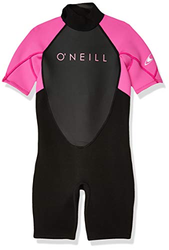 Photo 1 of O'Neill Youth Reactor-2 2mm Back Zip Short Sleeve Spring Wetsuit 16 Black/Berry