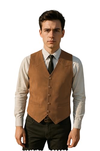 Men's Suit Vest Formal Slim Fit suede Business Waistcoat Wedding Grooms