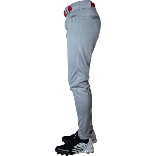 Rawlings Men's Launch Series Baseball Pant | Jogger Fit | Adult Sizes | Solid & Piped Options3