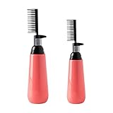 Lurrose Hair Dye Bottle Root Comb Applicator - 2Pcs Hair Coloring Dispensing Bottles for Even Dye Application and Scalp Protection at Home Salon