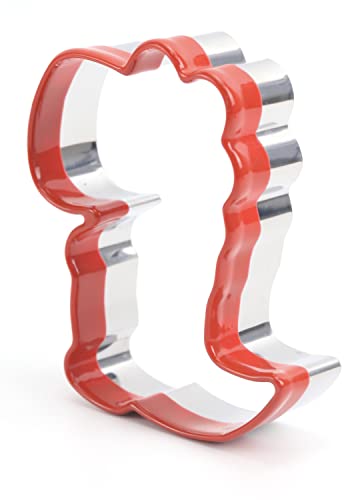 Dinosaur Cookie Cutters 5“, Dinosaur Biscuit Cutters, Cookie Cutter For Baking, Cookie Cutter For Kids, Metal Cookie Cutter Coated With Red Top Rubber For Protection #TOP3