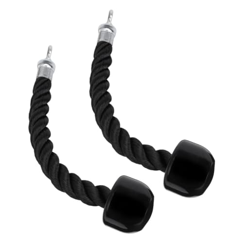 Corde à triceps simple robuste avec butées en TPR pour système de gym