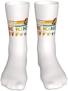 883 Compression Socks In A World Where You Can Be Anything Be Kind Calf Socks Breathable Athletic Socks Soft Sports Socks For Trekking Walking Jogging 40cm