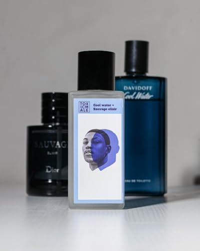 Image of TOXICMALE Cool water + Sauvage elixir | Perfect Long lasting Men's perfume for Office & Daily use | perfumes for men | Gift for him | TMA16 | 50 ml perfume | TM Perfume House