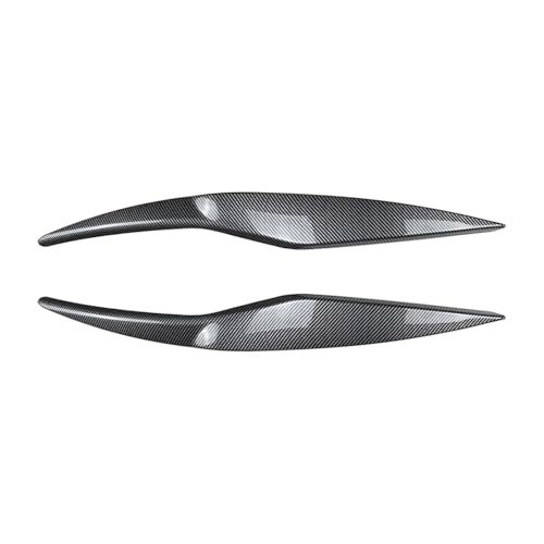 Couverture de phare avant sourcils en noir brillant pour Ford Fiesta MK6 2008-2012 2pcs