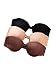 SOLY HUX Strapless Bras for Women 3 Piece Front Closure Underwire Bra Bandeau Invisible Bralette Multicoloured Large