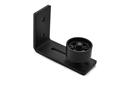 🛒 Crazy Deals Black Barn Door Bottom Floor Guide Adjustable Roller Powder Coated Stay Roller - Flush to Floor Promo 40% OFF Black Barn Door Bottom Floor Guide Adjustable Roller Powder Coated Stay Roller - Flush to Floor