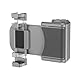 KIWIFOTOS Smartphone Phone Snap Großer Griff für Riesenhand mit magnetischem Video-Zoom, Bluetooth-Fernbedienung – Vlogging-Aufnahme, Filmen für iOS, Android-Telefone, Breite 59–85 mm (Grau)