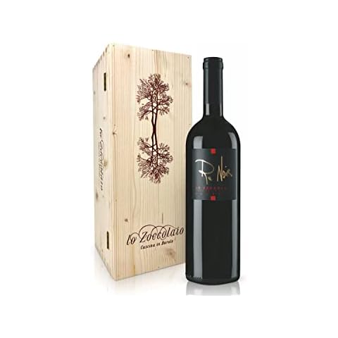 Lo Zoccolaio Pinot Nero DOC Piemonte Re Noir Piedmont Red Dry Wine with Wood Case - 1x750 ml Cover