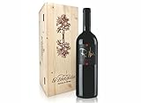 Uvas: Pinot Nero Lo Zoccolaio Piemonte DOC Pinot Nero Re Noir Vino Tinto Italiano en Estuche de Madera - 1 Botella X 750ml