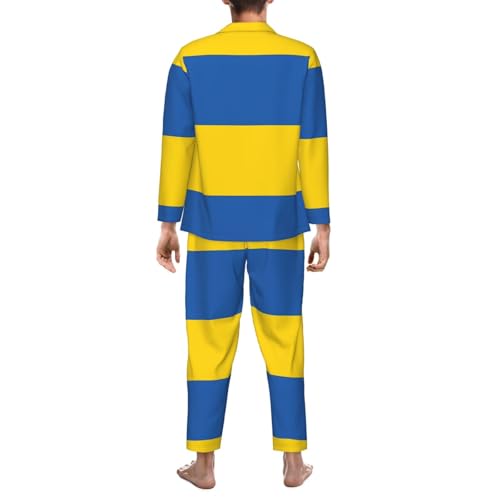 Ensemble pyjama Ukraine imprimé de haute qualité avec col cranté