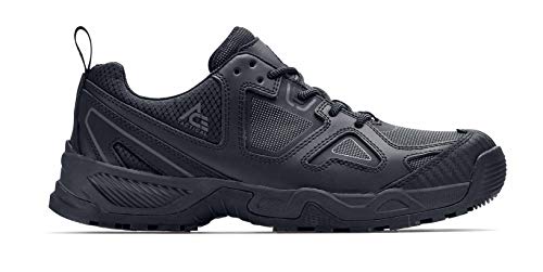 ACE Work Boots Defender Low, Men's Soft Toe (ST) Slip Resistant Work Boots, Water Resistant, Black2