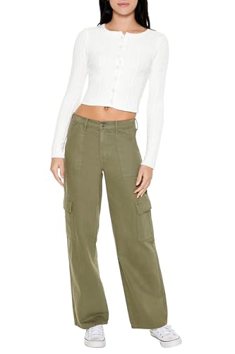 Forever 21 Women's Cable Knit Cardigan Sweater2