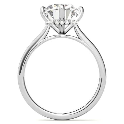 1-5ct Elongated cushion Cut Moissanite Hidden Halo Womens Engagement Ring in 925 Sterling Silver & 10K 14K 18K Solid Gold Valentine & Proposal Gift For Her4