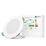 【Lumière sans scintillement et protection des yeux】Profitez d'une expérience lumineuse particulièrement agréable sans scintillement gênant. Grâce à une technologie de commande de haute qualité, ce spot led encastrable dimmable offre une lumière stable qui ménage vos yeux. Que ce soit pour lire, travailler ou se détendre, ce spot led prévient la fatigue oculaire et crée une atmosphère confortable dans tous les domaines d'application des luminaires encastrables.