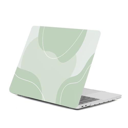 HLAAJJX Etui kompatybilne z Macbook Air 11 cali (2010-2015) A1465 A1370, matowe plastikowe twarde etui ochronne z Macbooka Air 11,6 cala, zielona linia