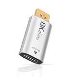 Plug and Play, prend en charge la connexion d'ordinateurs de bureau, de PC de jeu ou de MacBook avec DP à des moniteurs équipés de HDMI, des téléviseurs 4K/8K ou des projecteurs. Remarque : pour atteindre 8K 60Hz, assurez-vous que votre source prend en charge DP 1.4, votre écran prend en charge HDMI 2.1, et utilisez un câble HDMI 2.1 haut débit certifié.