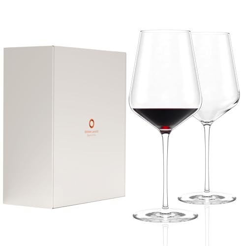 Stölzle Lausitz Bordeaux Glas Starlight 2er-Set I 675ml Rotweingläser optimal für Bordeauxwein I Extra Dünne Bordeauxgläser I Spühlmaschinenfeste Weinkelche mit maximaler Geschmacksentfaltung Stölzle Lausitz Bordeaux Glas Starlight 2er-Set I 675ml Rotweingläser optimal für Bordeauxwein I Extra Dünne Bordeauxgläser I Spühlmaschinenfeste Weinkelche mit maximaler Geschmacksentfaltung
