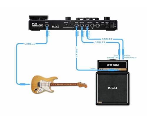 Image of NuX MG-30 Multi-Effects Modeler Pedal, Black