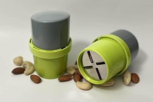 Yuktha Eternals Nut Chopper, Grinder, Slicer and Dry Fruit Cutter Perfect For Toppings &Garnishing Smoothies, Salads, Desserts, Soups. Ideal For Cashews, Almonds, Pistachios, Hazelnuts, Seeds and more