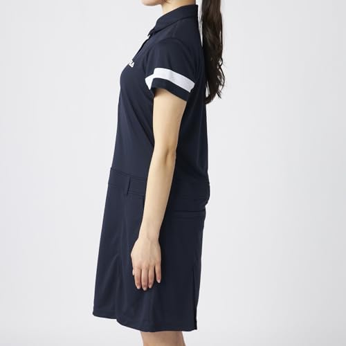 FILA ワンピースバイカラー プリーツ UVカット ドライ 755522Wレディース 2枚目