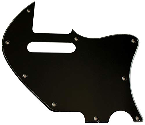 Electric Guitar Pickguard for Merle Haggard F Hole Thinline Style (1 Ply Black)